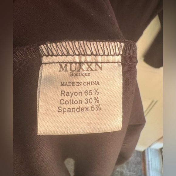 MUXXN Black Fit & Flare Dress – 3/4 Sleeve Size L - Picture 8 of 13